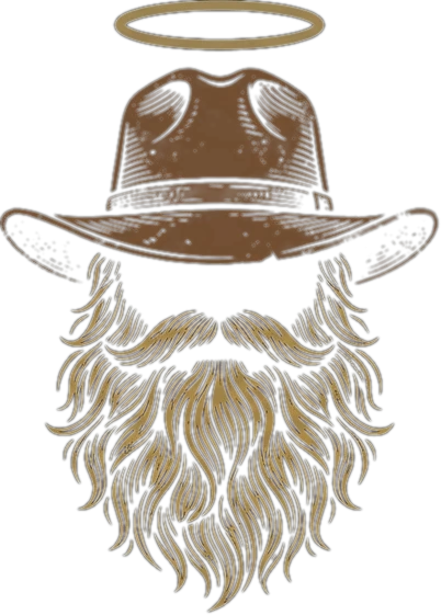 The hat, the beard, the halo